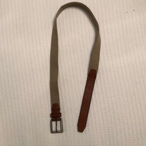 Khaki Woven Belt
